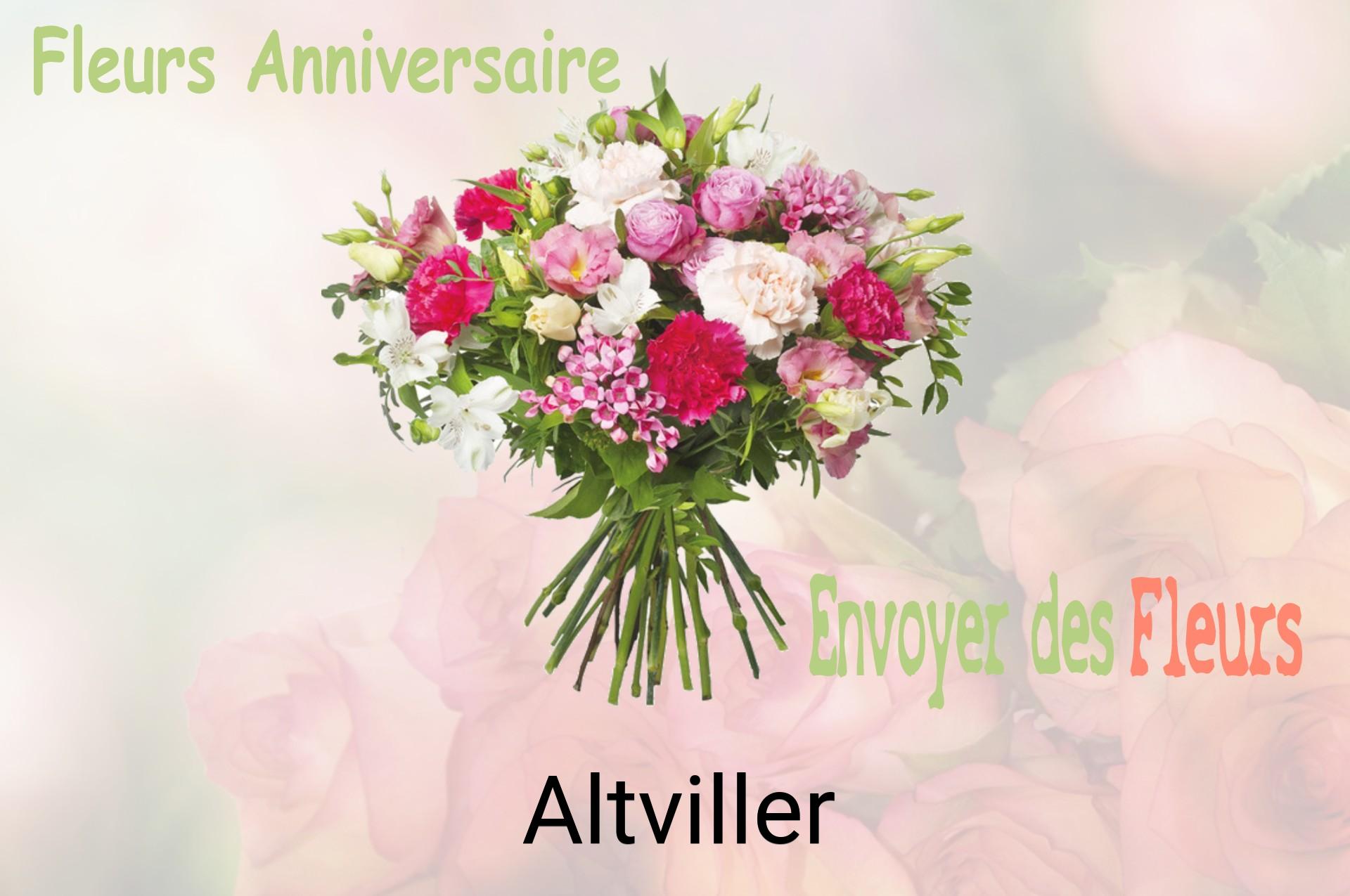 Bouquet de fleurs d’anniversaire livré à Altviller