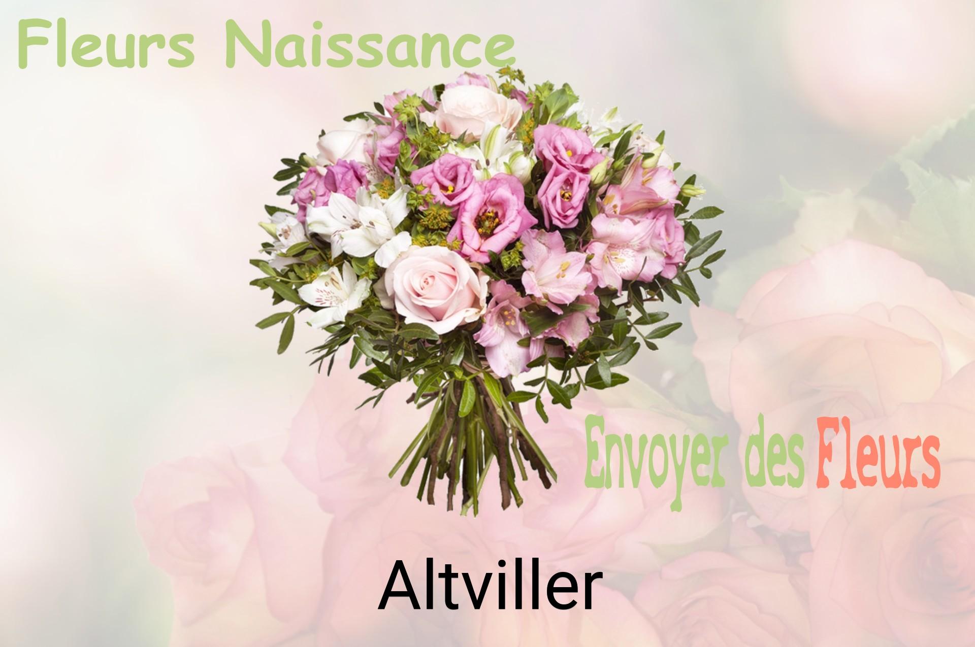Bouquet de fleurs de naissance livré à Altviller